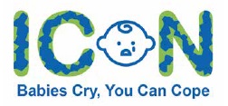ICON logo, babies cry you can cope